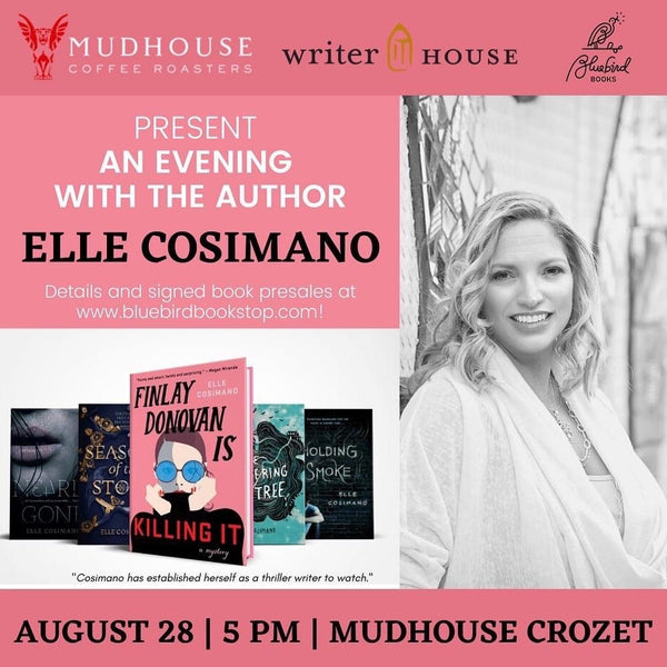 Author Elle Cosimano at Mudhouse Crozet