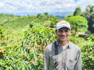 Farm/producer: Carlos Ramón Díaz at Finca La Esperanza, his coffee farm in Pitalito, Huila, Colombia